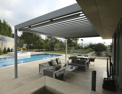 Louvered Pergola | Shading for Outdoor Seating