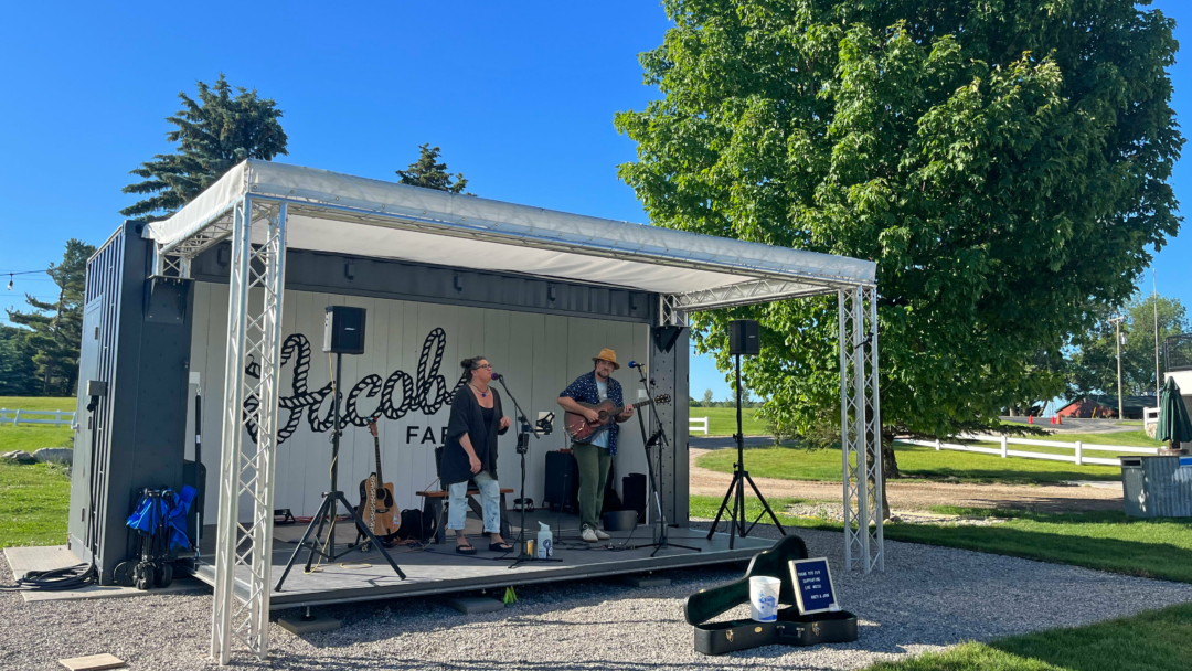 Jacob's Farm Custom Shipping Container Stage