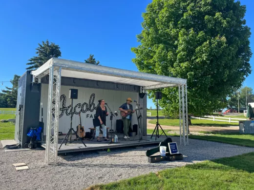 Jacob's Farm Custom Shipping Container Stage