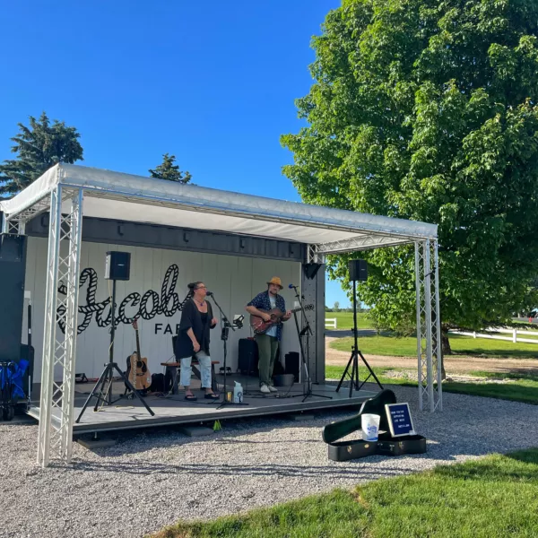 Jacob's Farm Custom Shipping Container Stage