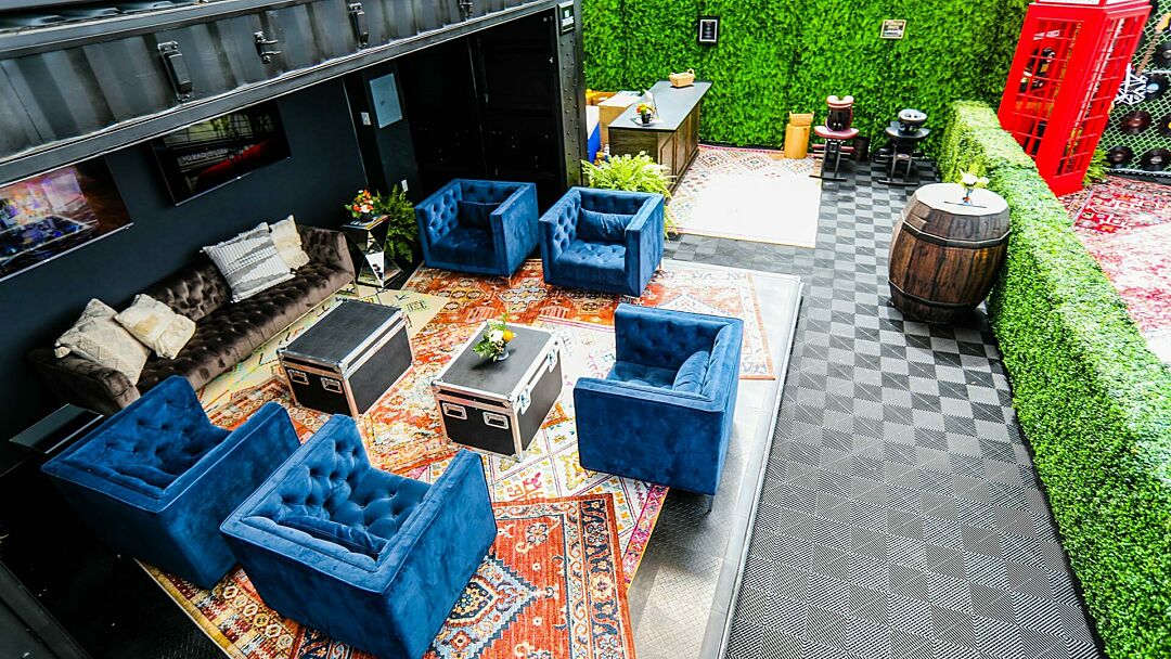 VIP area at the Octagon Kaaboo MGM Resorts BoxPop® activation