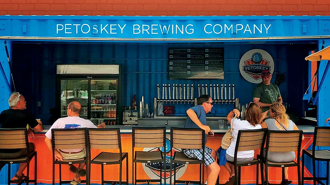 People at the Petoskey Brewing BoxPop®