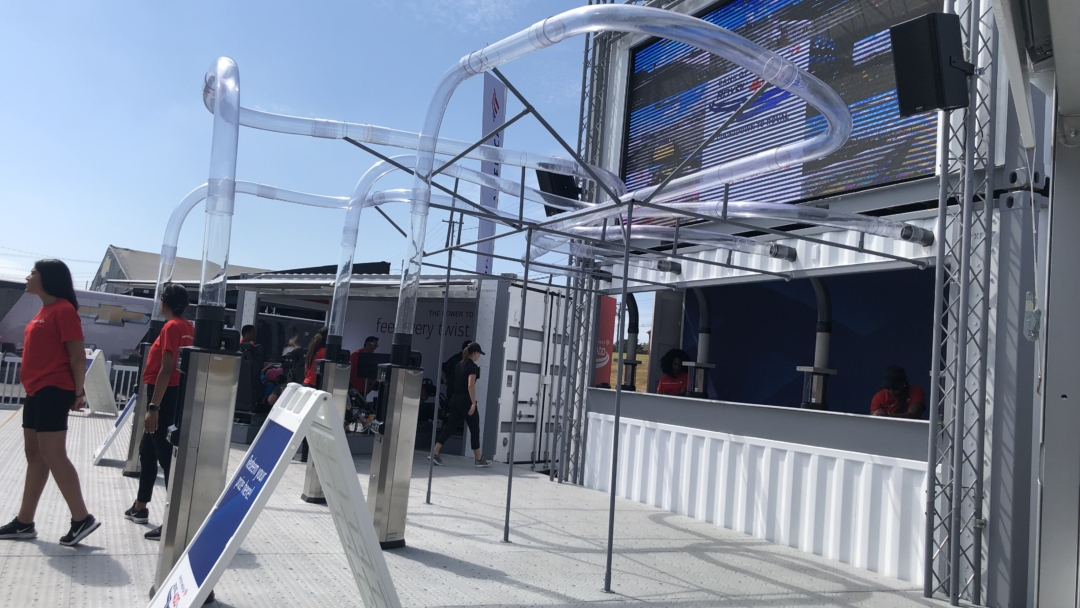 Outside of the Octagon Roval 400 BoxPop® activation