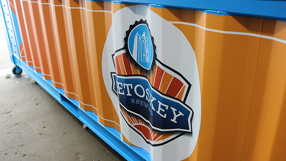 Closeup of the Petoskey Brewing BoxPop®