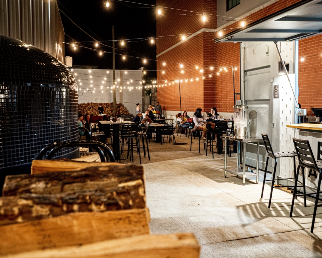 BoxPop® Custom Shipping Container Bar for Revelry Yards