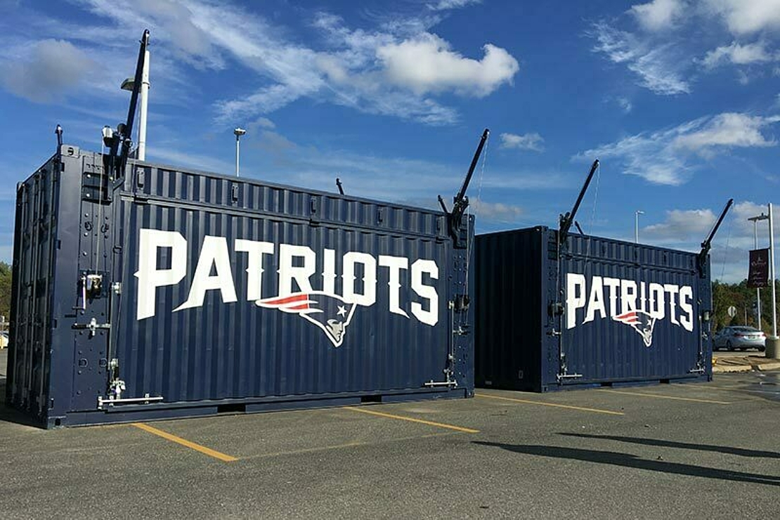 side of the New England Patriots BoxPop®