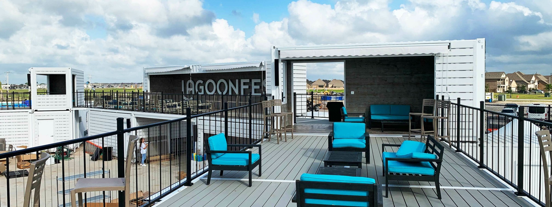 Rooftop of the Boxpop at Lagoonfest