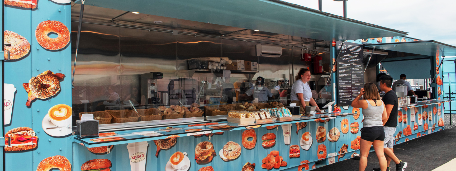 BoxPop custom shipping container renovated to sell baked goods