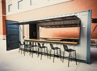 Revelry Yards Shipping Container Bar by BoxPop