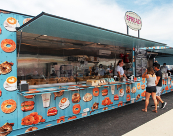 BoxPop® custom shipping container renovated to sell baked goods