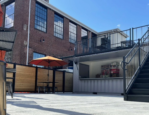 BoxPop Container Bar with Rooftop Deck | Custom Shipping Containers