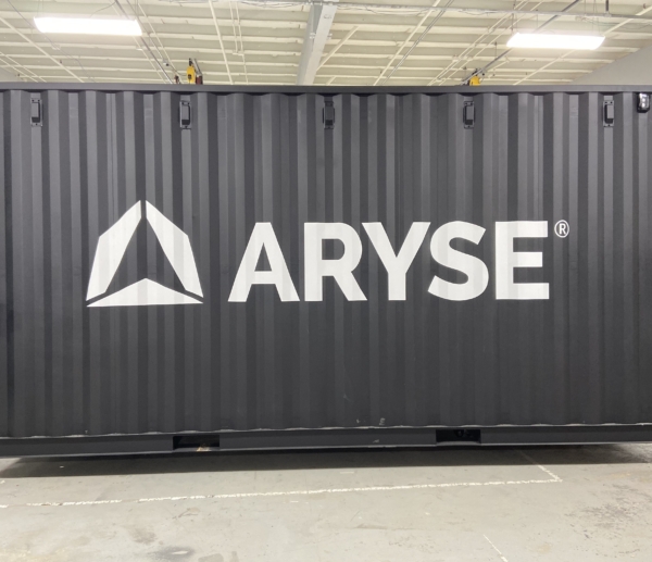 outside of the ARYSE Modified Shipping Container BoxPop®